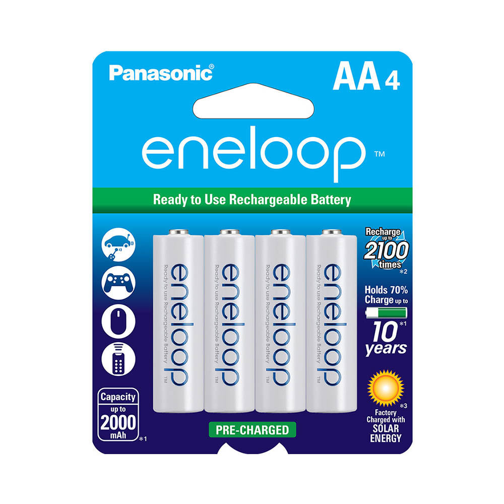 Panasonic Battery AA 4in1 Rechargeable 2000mAh Panasonic Battery AA 4in1 Rechargeable 2000mAh